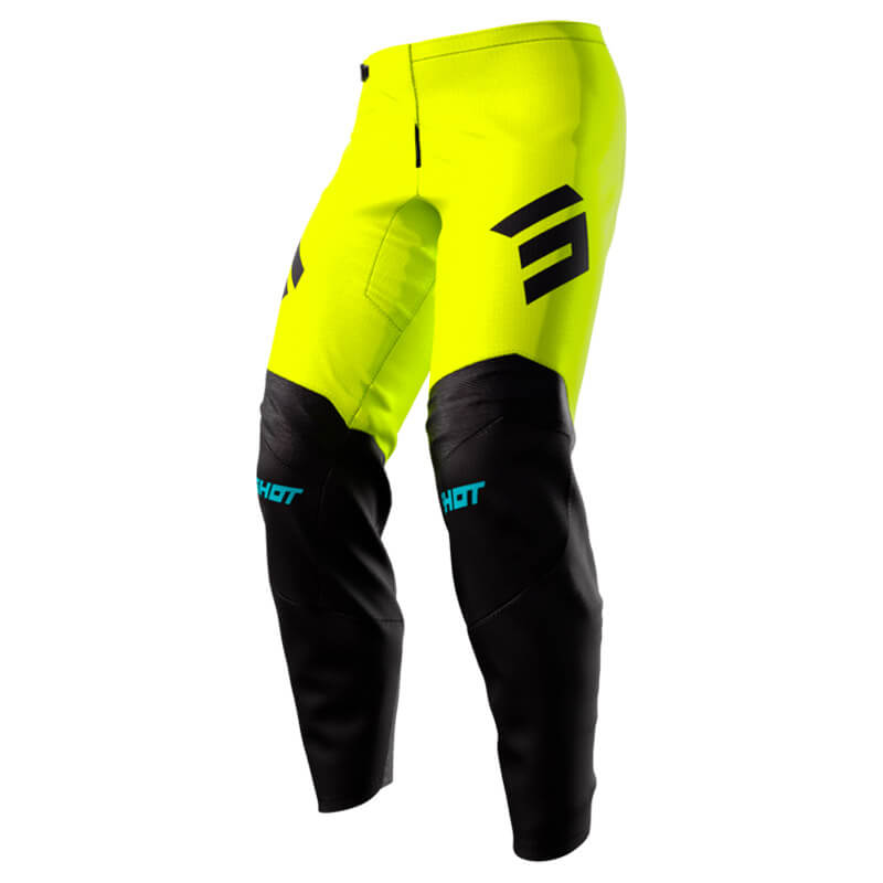 pantalon youth shot draw 2024 jaune fluo mx