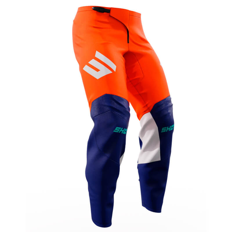 pantalon youth shot draw 2024 orange fluo motocross mx