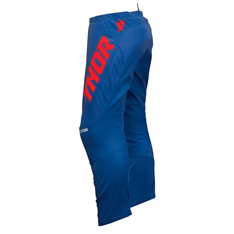 pantalon youth thor sector checker 2024 bleu blanc rouge motocross