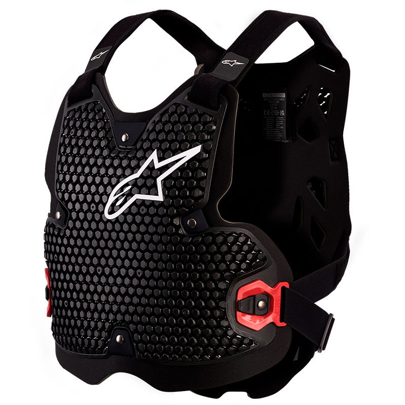 pare pierre alpinestar bionic action v2 chest protector face noir