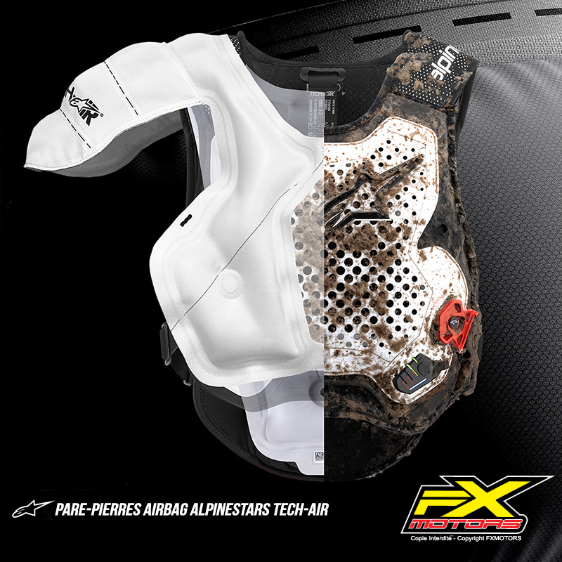 pare pierres airbag alpinestars techair enduro