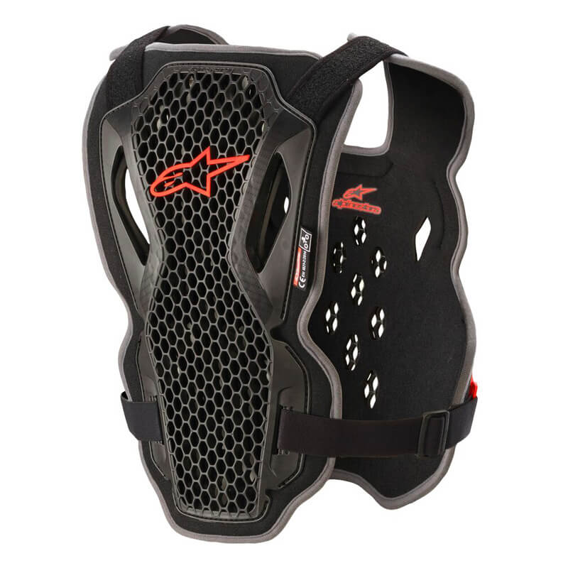 pare pierres alpinestars bionic action noir rouge 2021