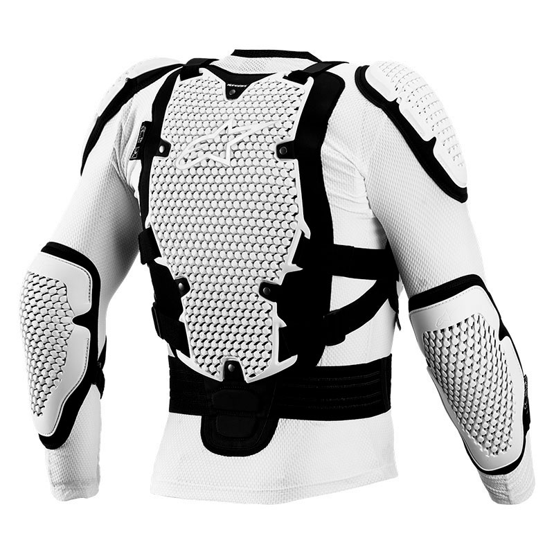 pare pierres alpinestars bionic action v3 blanc dos