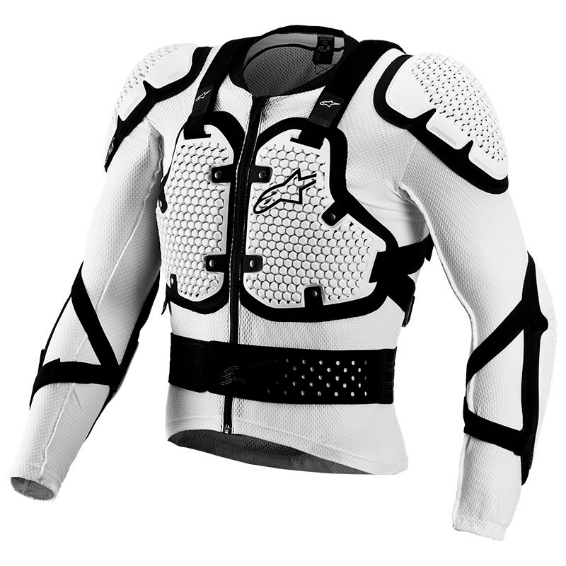 pare pierres alpinestars bionic action v3 blanc face