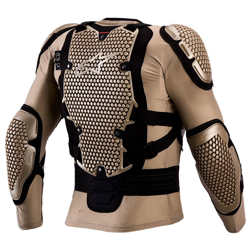 pare pierres alpinestars bionic action v3 bronze dos
