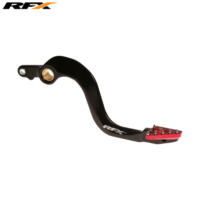 pedale de frein motocross rfx pro series rouge honda cr crf