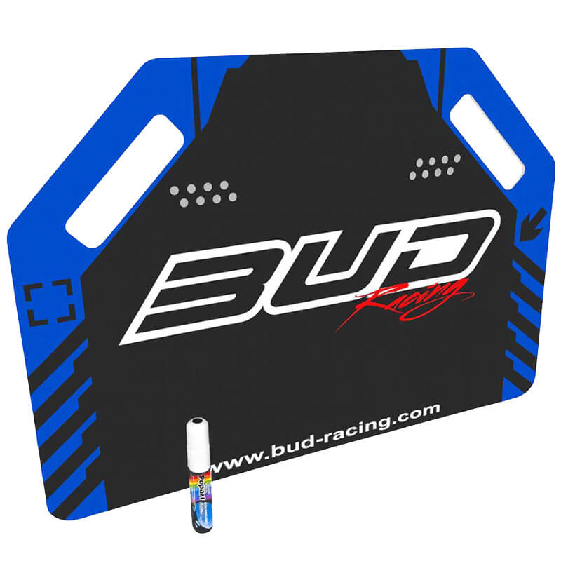 pit board gp bud racing bleu