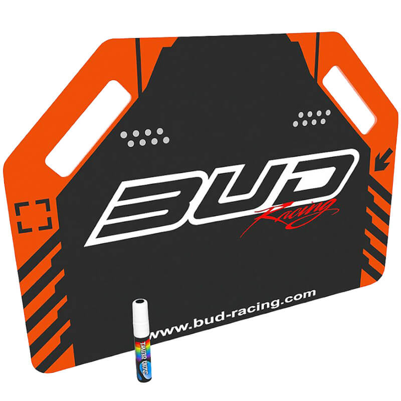 pit board gp bud racing orange