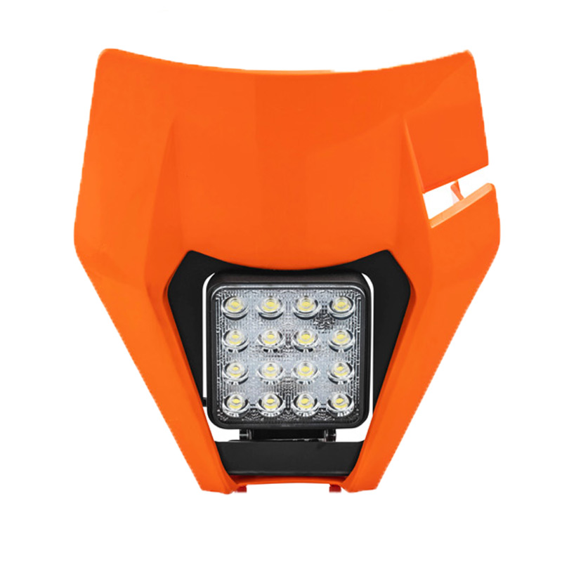 plaque phare led acerbis ktm 2017 2019 orange