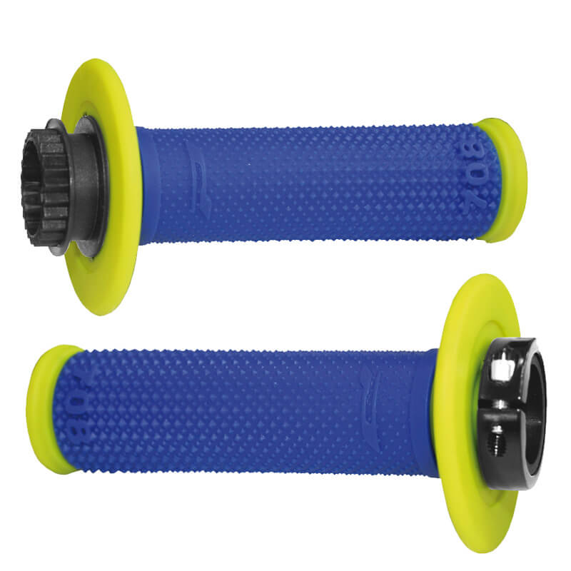 poignees lockon 708 progrip bleu jaune