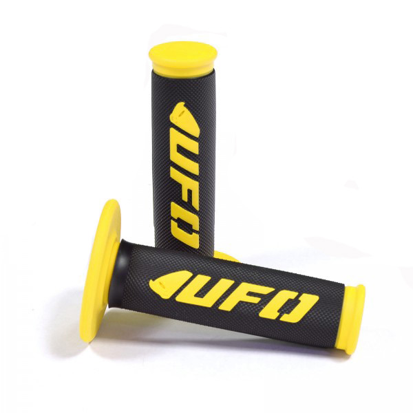 poignees ufo challenger motocross enduro jaune