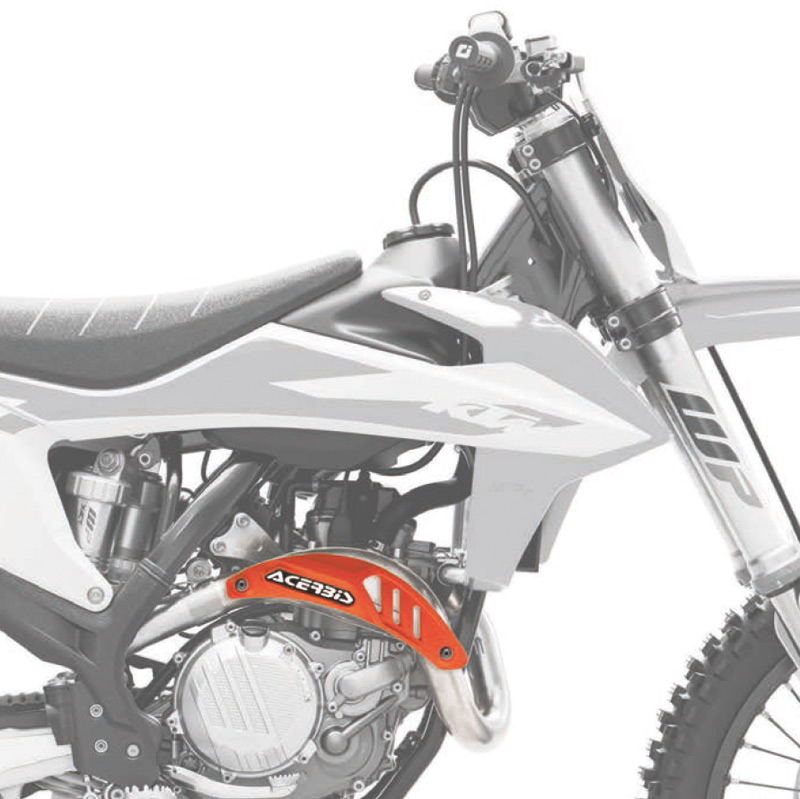protection acerbis x exhaust pour pot echappement motocross