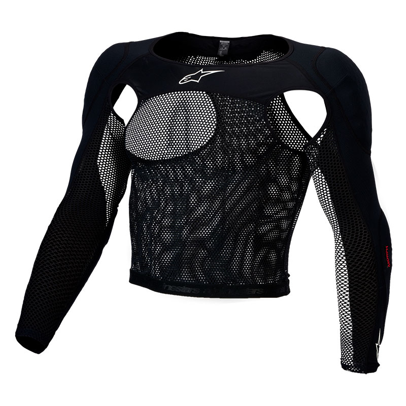 protection haut corps alpinestar bionic race protection top face noir