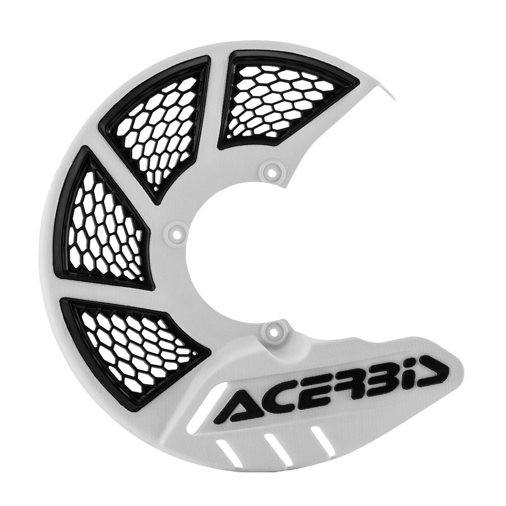 protege disque x brake vented acerbis fxmotors blanc noir