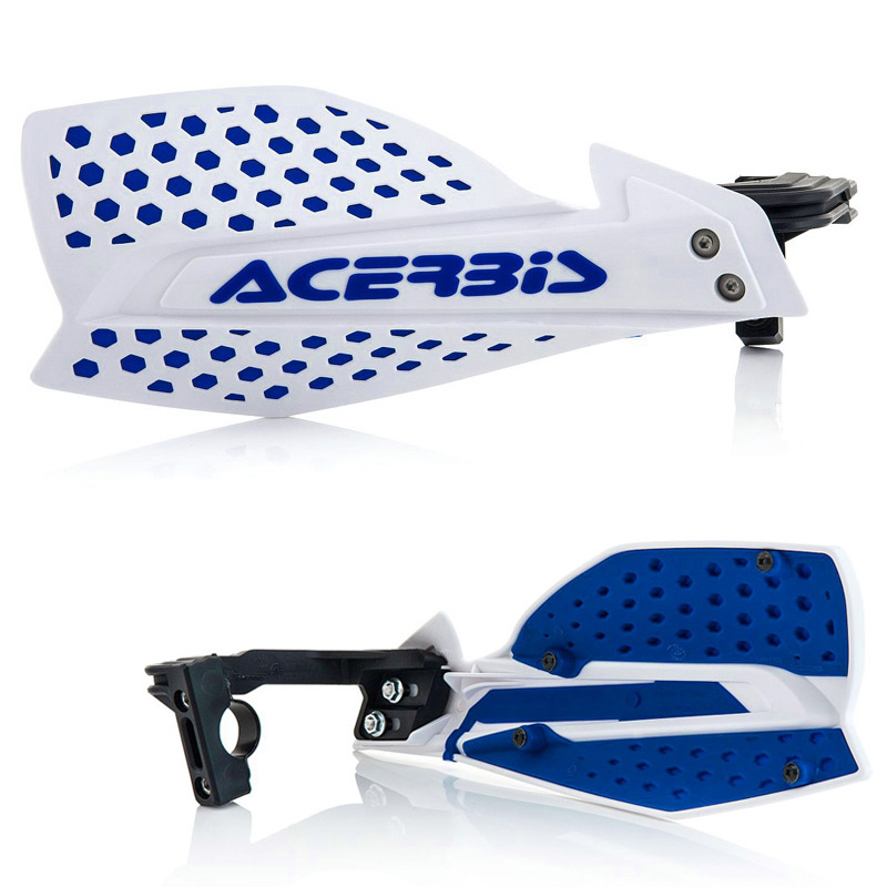 protege mains acerbis x ultimate blanc bleu