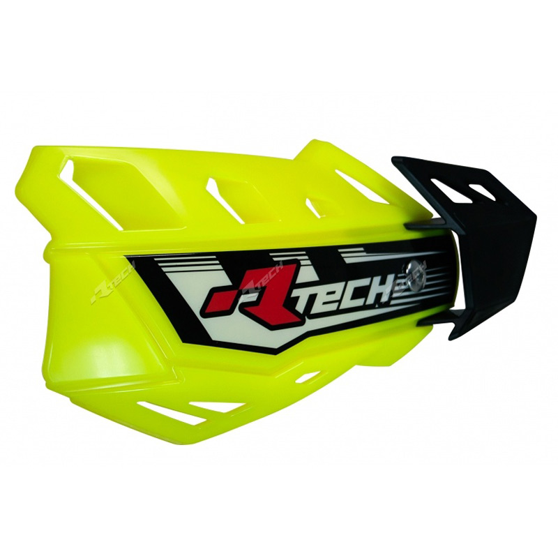 protege mains racetech flx motocross jaune fluo enduro