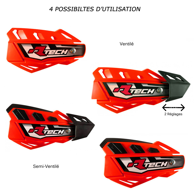 protege mains racetech flx motocross orange fluo utilisation