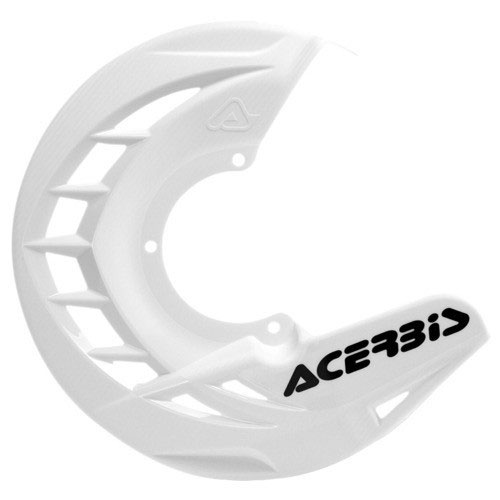 proteges disque avant acerbis x brake motocross enduro blanc