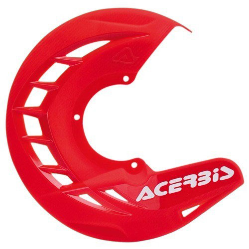 proteges disque avant acerbis x brake motocross enduro rouge