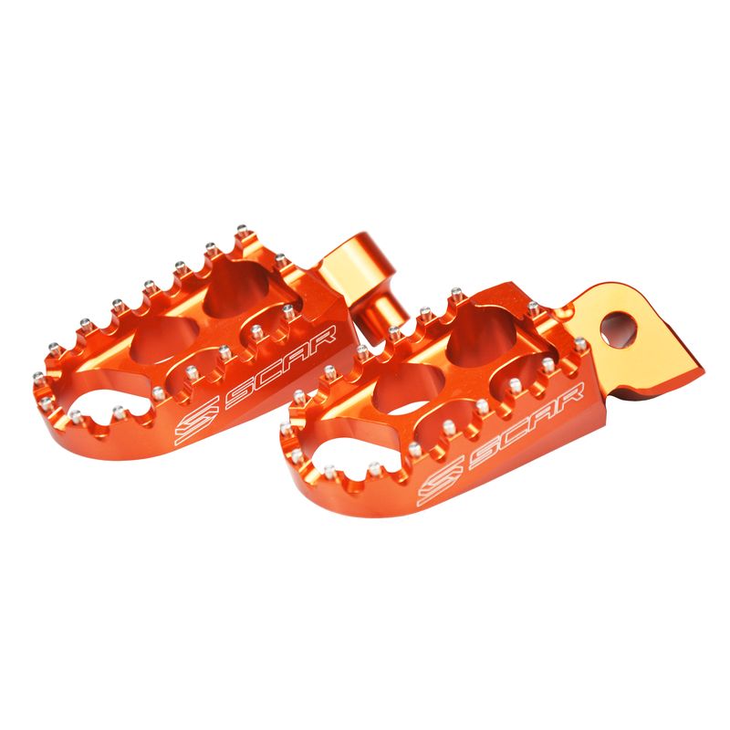 reposes pieds ktm orange scar