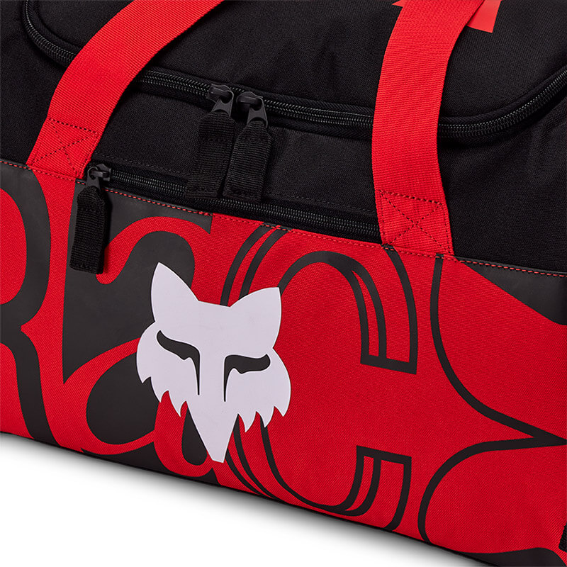 sac moto fox racing 180 duffle race spec rouge head