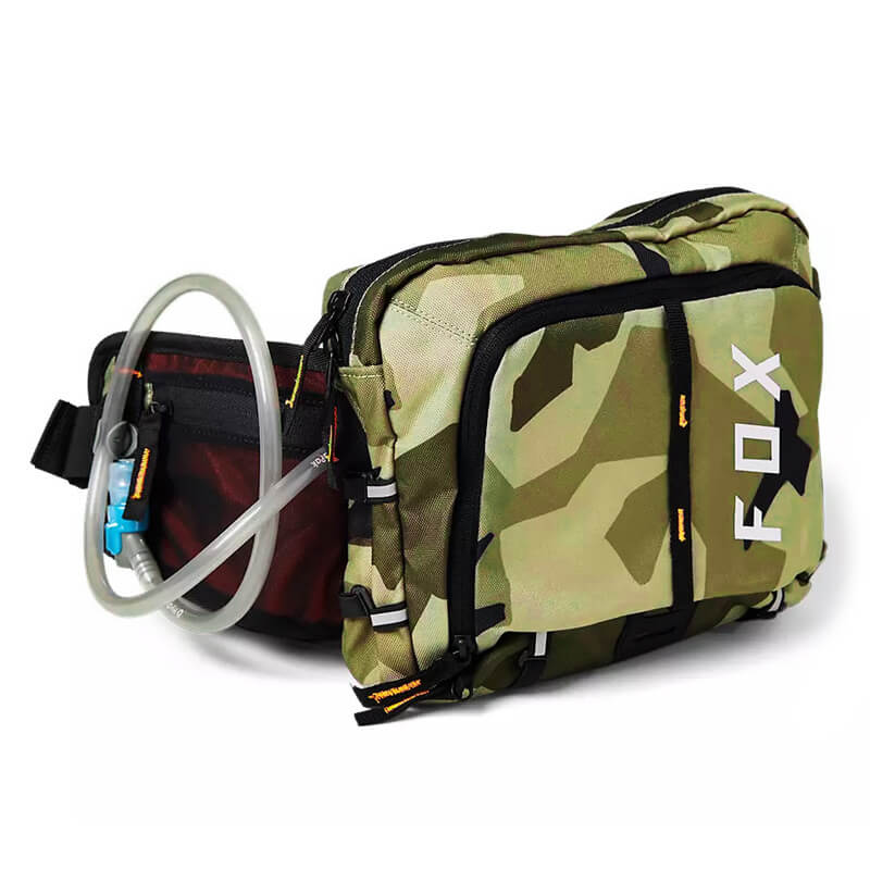 sacoche banane fox racing hydratation lumbar camo