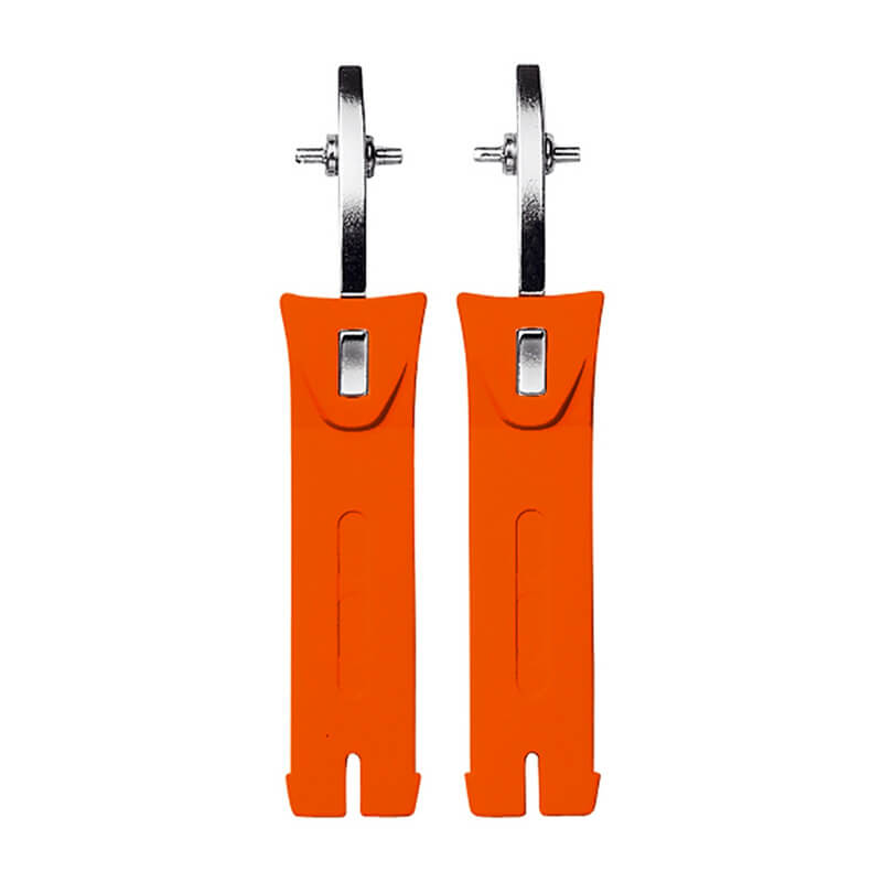 sangle courte micrometrique bottes sidi orange fluo
