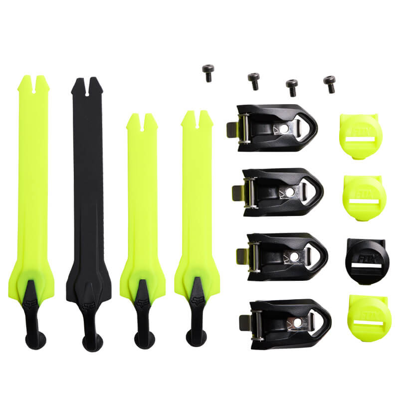 sangles bottes fox racing comp jaune fluo 2022