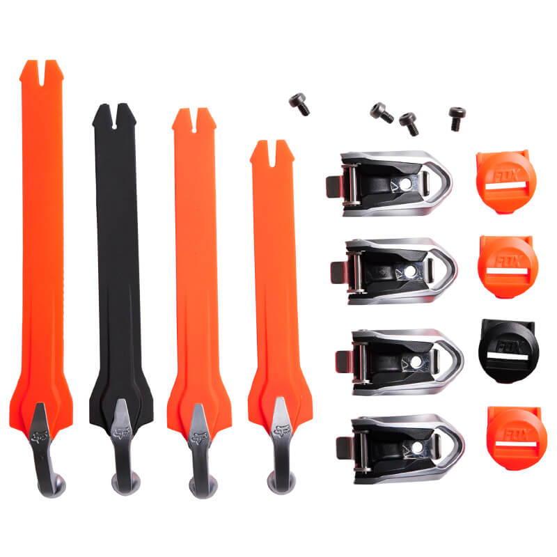 sangles bottes fox racing instinct orange fluo 2023
