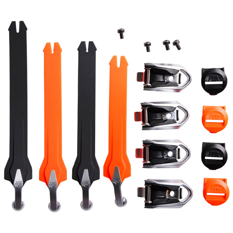 sangles bottes fox racing motion orange fluo 2023