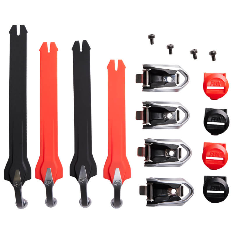 sangles bottes fox racing motion rouge corail 2023
