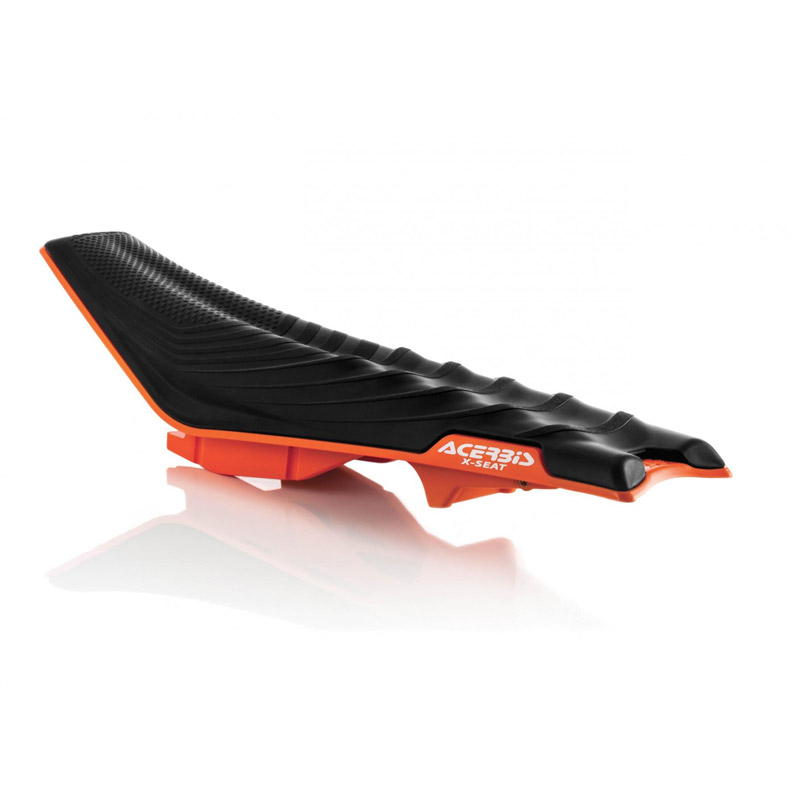 selle acerbis x seat confort noir orange 2020