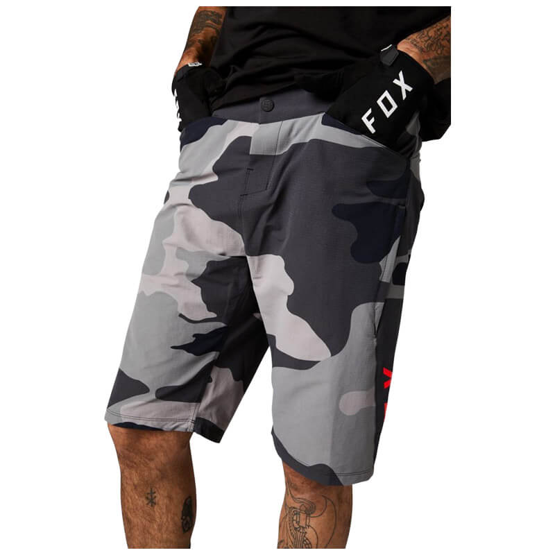 short vtt fox racing ranger camo 2021 noir velo