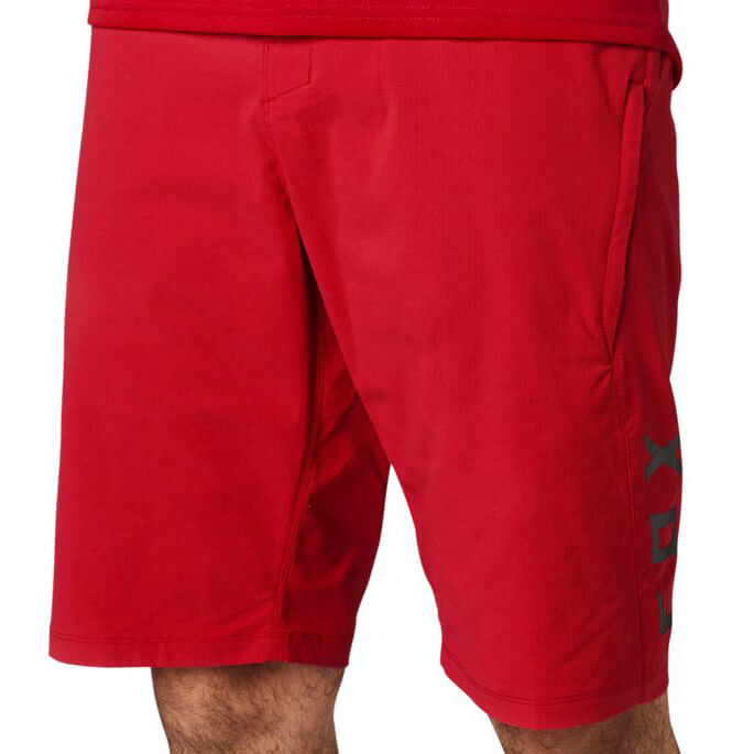 short vtt fox racing ranger rouge 2021