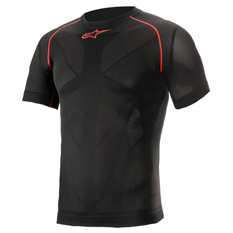 sous maillot alpinestars ride tech v2 noir rouge 2021 cross