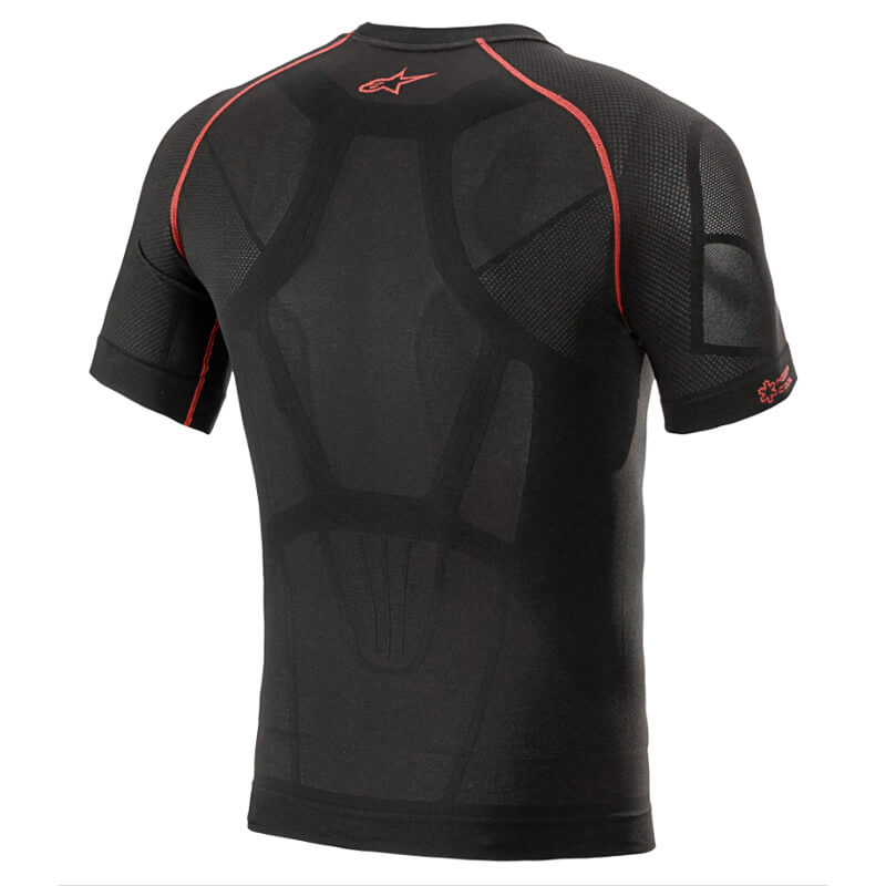 sous maillot alpinestars ride tech v2 noir rouge 2021