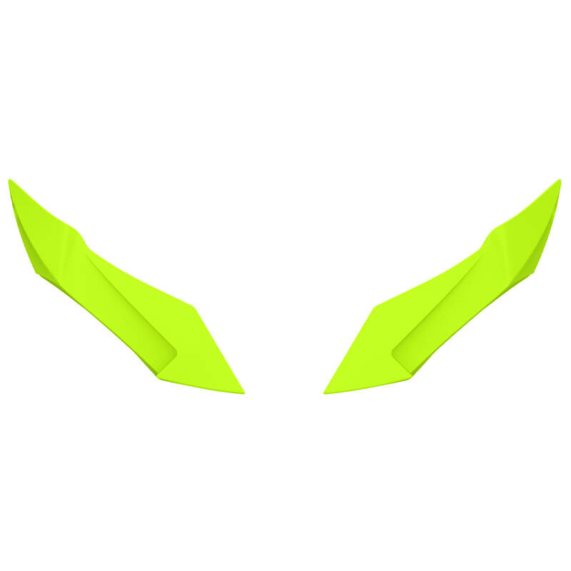 spoilers arriere airoh aviator 3 jaune fluo 2025