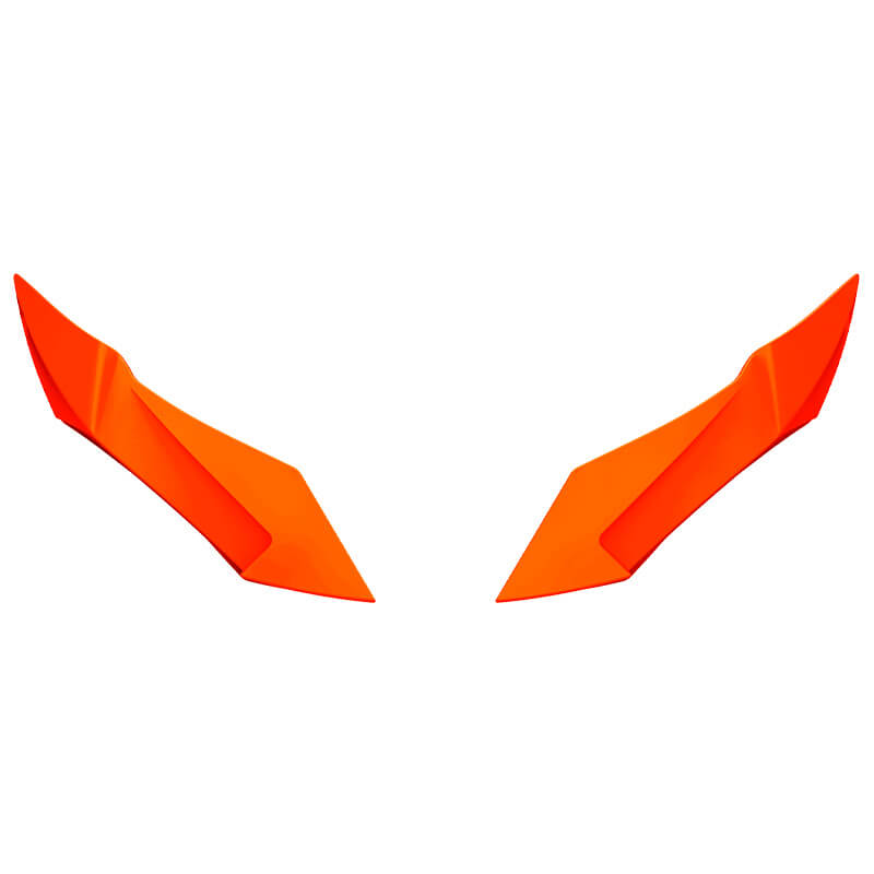 spoilers arriere airoh aviator 3 orange 2025