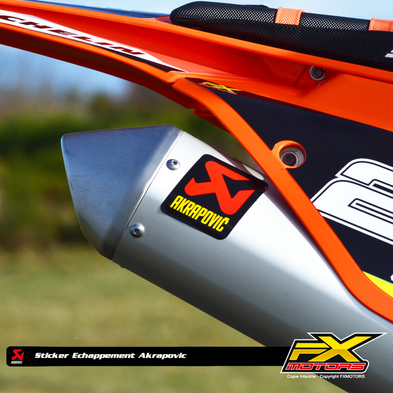 sticker echappement akrapovic