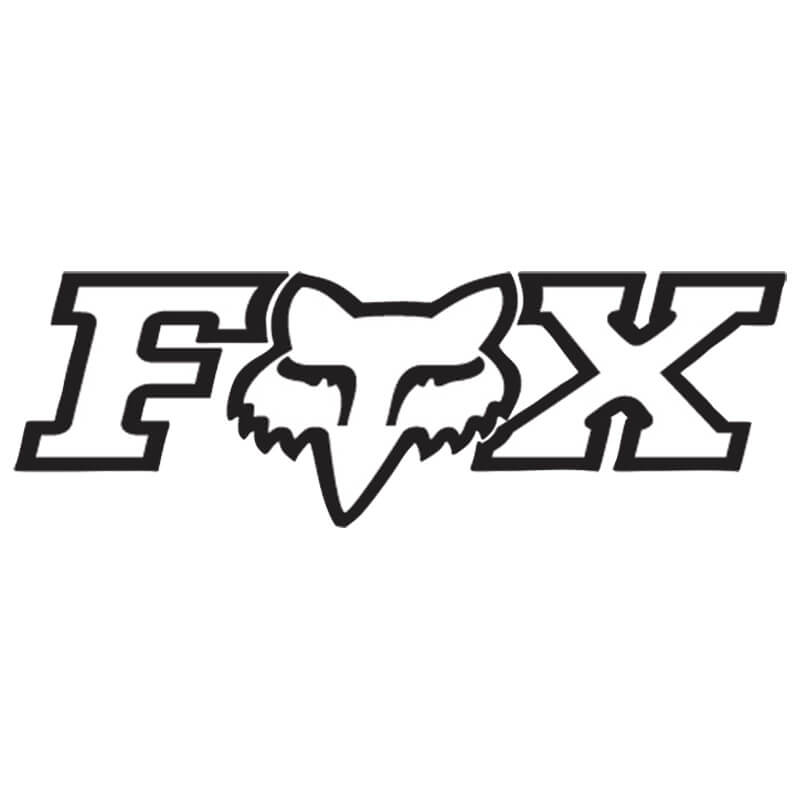 sticker fox fheadx tdc 10 noir
