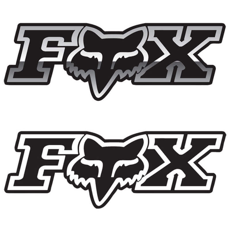 sticker fox head corporate 7