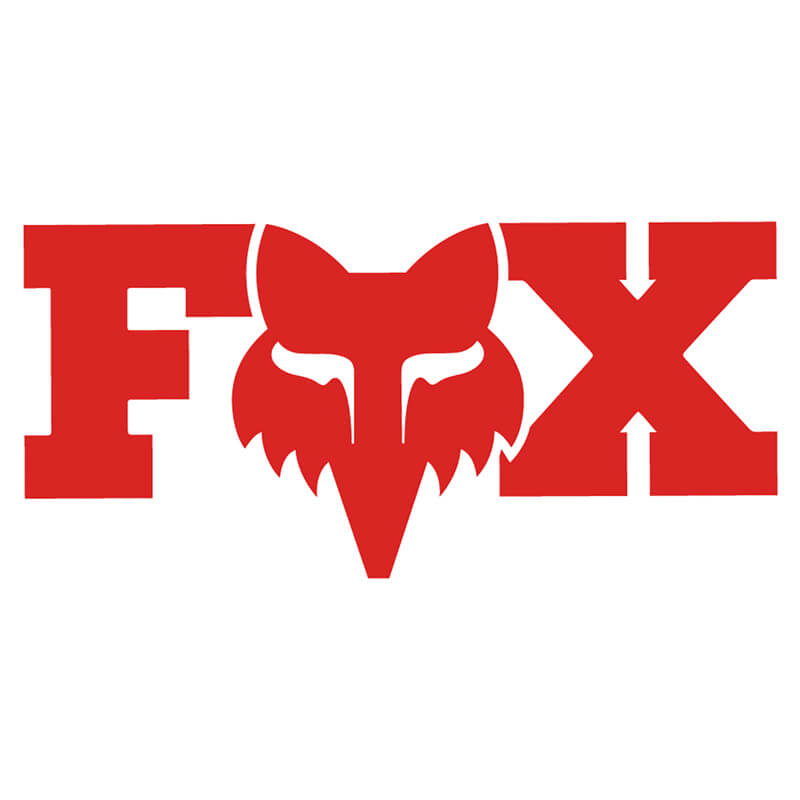 sticker fox racing f head x rouge 3