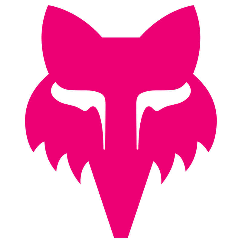 sticker fox racing head rose 1.5