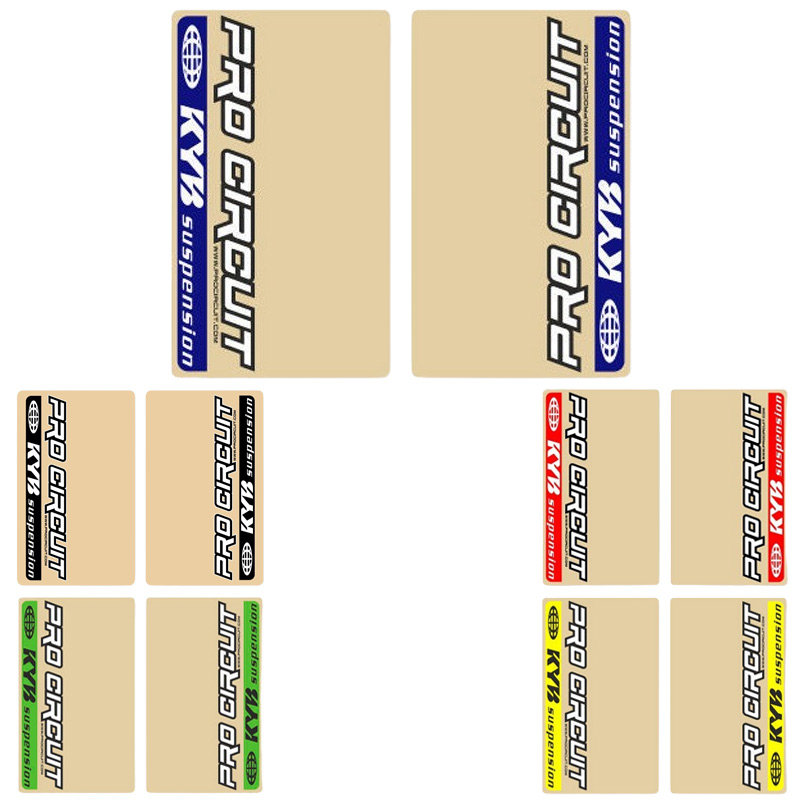 stickers de fourche kyb pro circuit kayaba enduro motocross