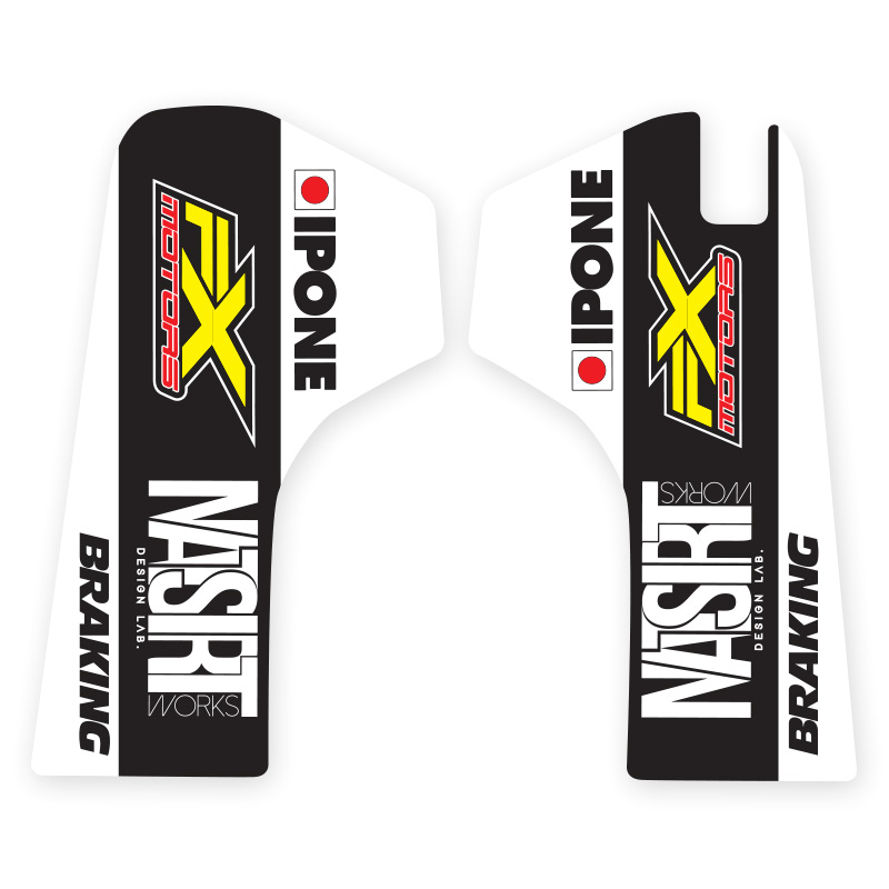 stickers fourche honda crf 2019 black