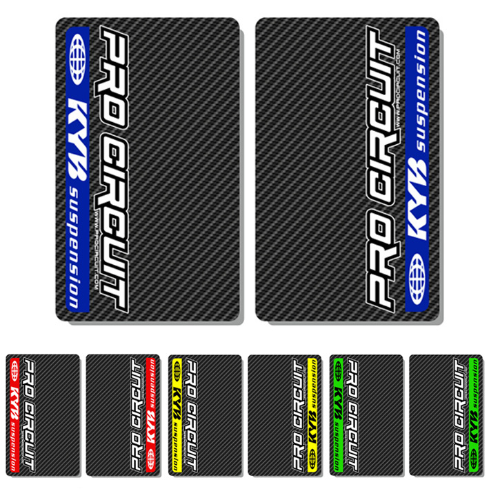stickers fourches PRO CIRCUIT KYB carbon
