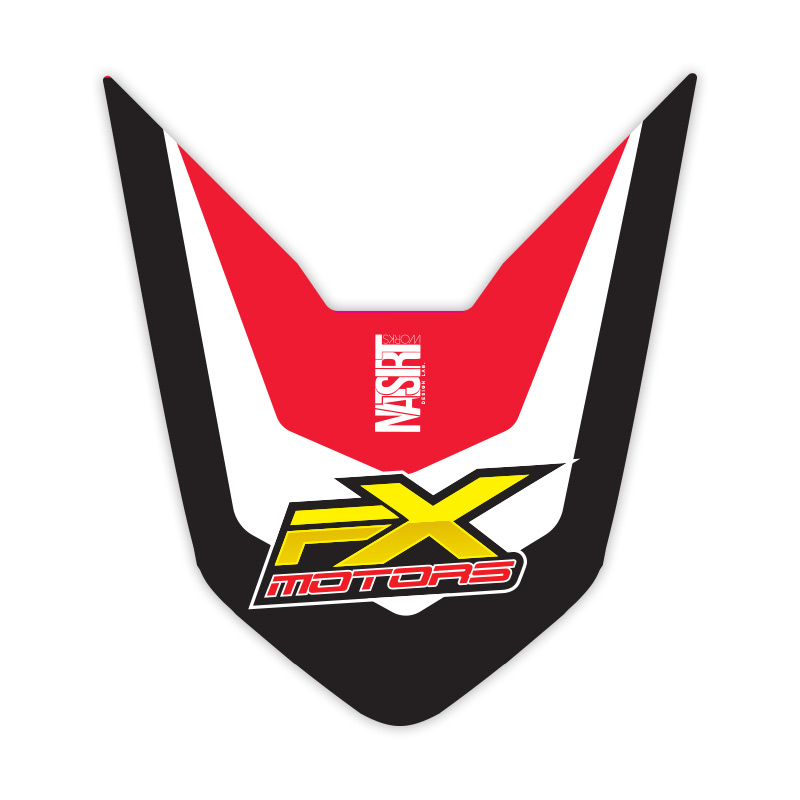 stickers garde boue avant crf 2017 2018 honda