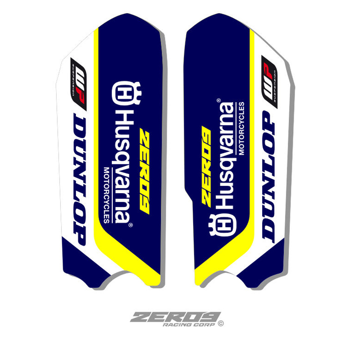 stickers protections fourche factory racing husqvarna 85 tc