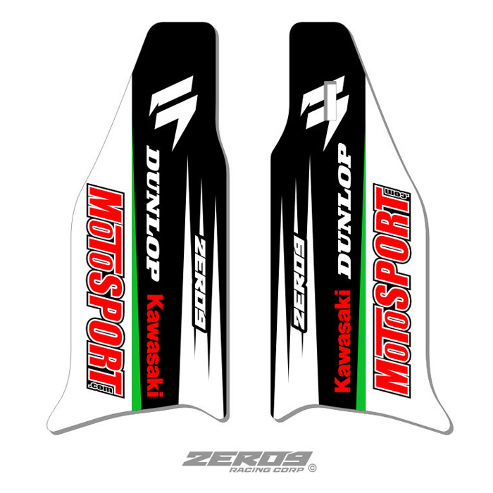 stickers protections fourche shift 100 125 250 KX 04 08