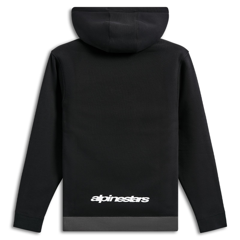 sweat alpinestars parallel noir moto